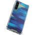 Ocean Blue Brush Stroke by Etta Vee Galaxy S24 FE Clear Case